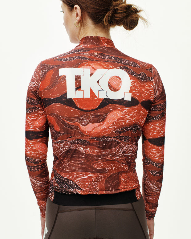 PNS T.K.O. Mechanism Women's Long Sleeve Jersey T.K.O. Red