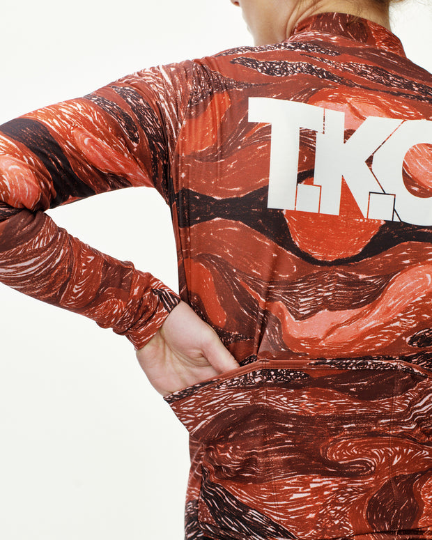 PNS T.K.O. Mechanism Women's Long Sleeve Jersey T.K.O. Red