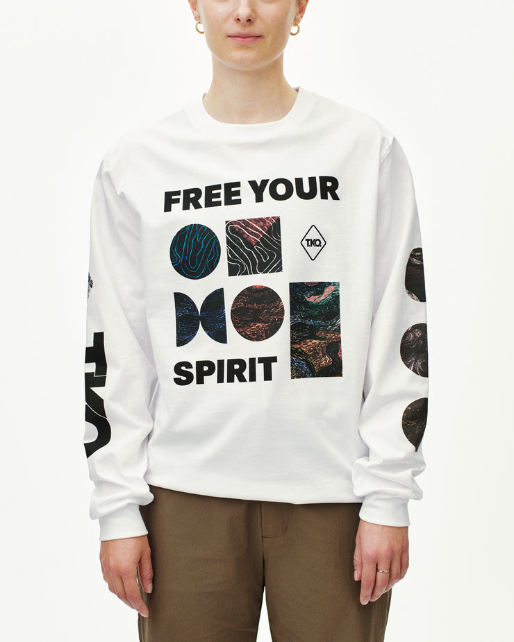 PNS T.K.O. Off-Race Long Sleeve T-Shirt White