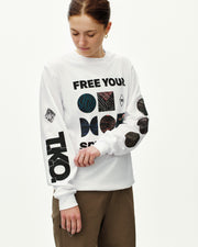 PNS T.K.O. Off-Race Long Sleeve T-Shirt White