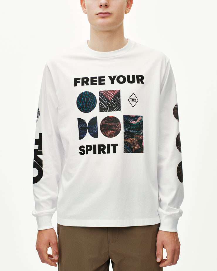 PNS T.K.O. Off-Race Long Sleeve T-Shirt White
