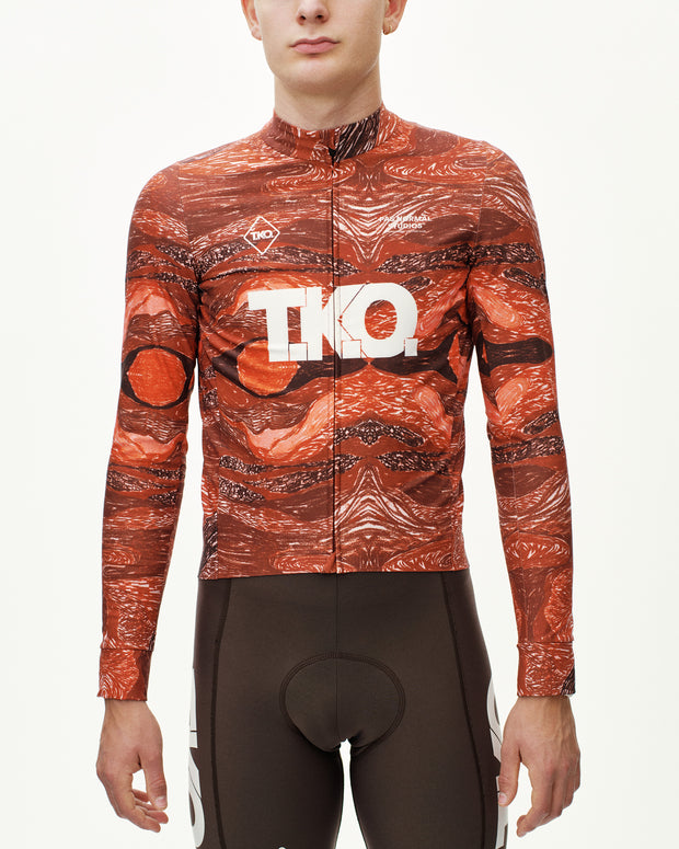 PNS T.K.O. Mechanism Men's Thermal Woven Long Sleeve Jersey T.K.O. Red
