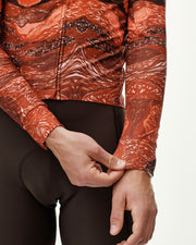 PNS T.K.O. Mechanism Men's Thermal Woven Long Sleeve Jersey T.K.O. Red