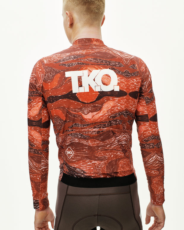 PNS T.K.O. Mechanism Men's Thermal Woven Long Sleeve Jersey T.K.O. Red
