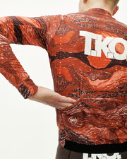 PNS T.K.O. Mechanism Men's Thermal Woven Long Sleeve Jersey T.K.O. Red