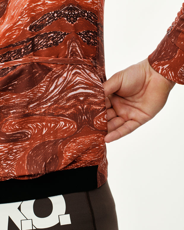 PNS T.K.O. Mechanism Men's Thermal Woven Long Sleeve Jersey T.K.O. Red