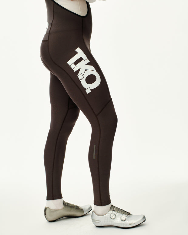 PNS T.K.O. Essential Men's Thermal Long Bibs Dark Purple