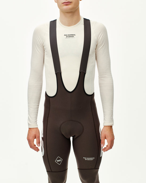 PNS T.K.O. Essential Men's Thermal Long Bibs Dark Purple