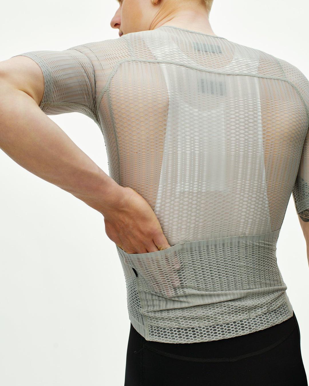 PNS Mechanism Pro Men's Zipless Jersey Light Grey | Maats.cc