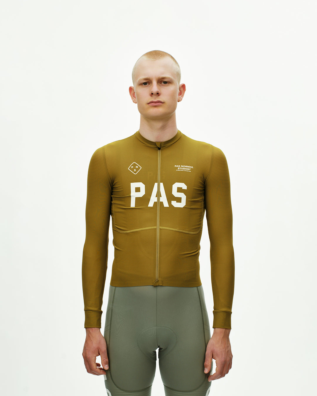 PNS Mechanism Pro Men's Long Sleeve Jersey Khaki Green | Maats.cc