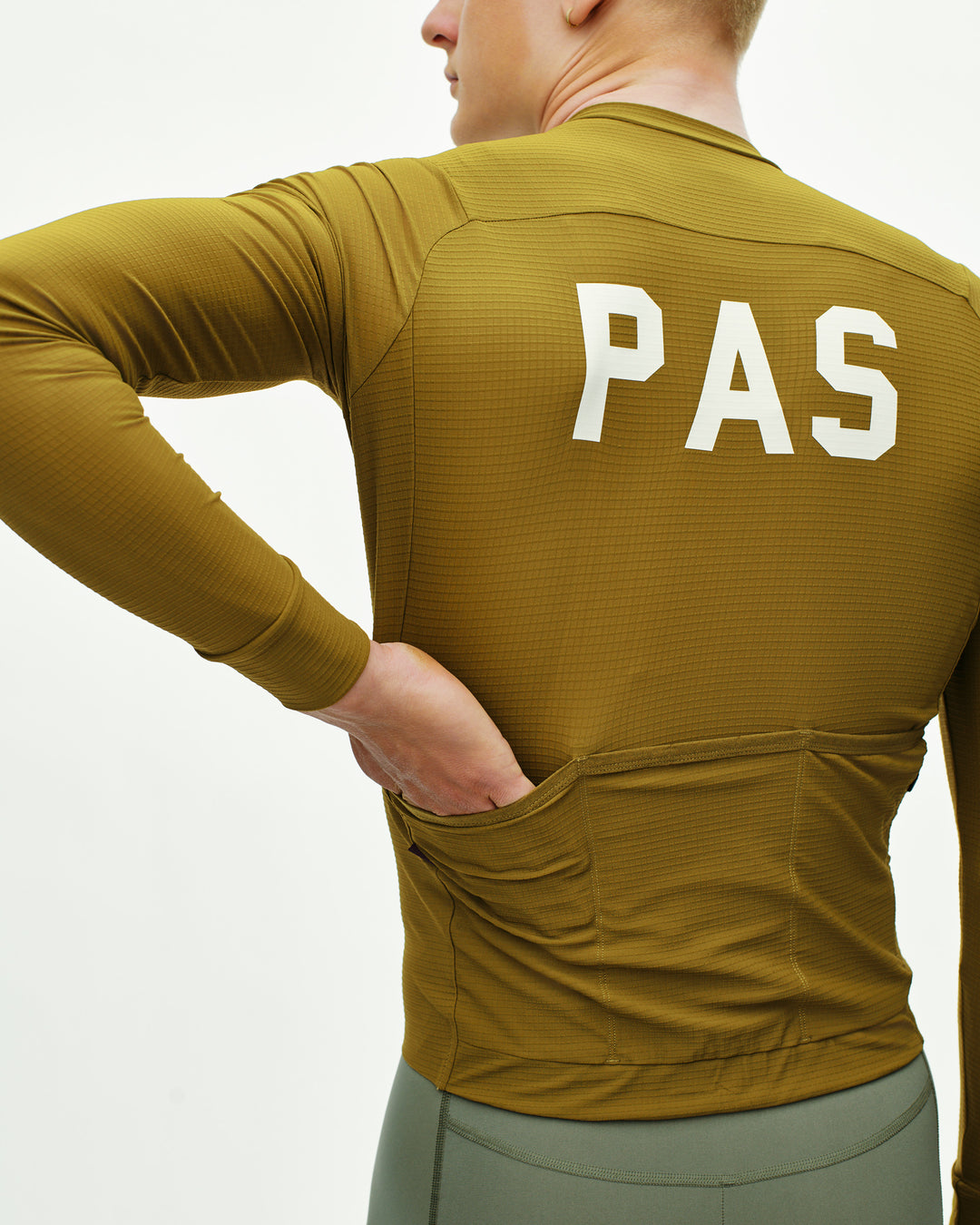 PNS Mechanism Pro Men's Long Sleeve Jersey Khaki Green | Maats.cc