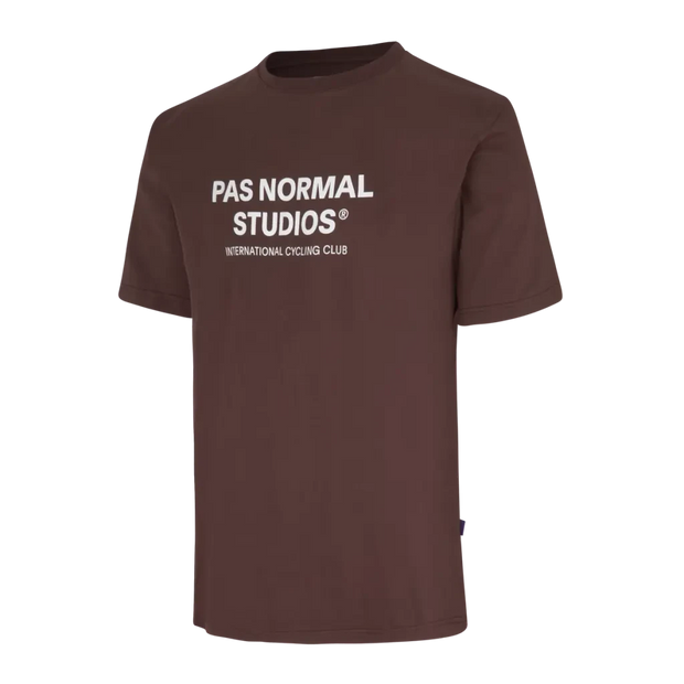 PNS Off-Race Logo T-shirt Deep Brown