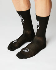 Fingerscrossed Rolling Harmony Socks Black