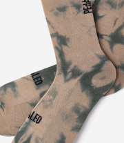 PEdALED Element Tie Dye Socks Beige