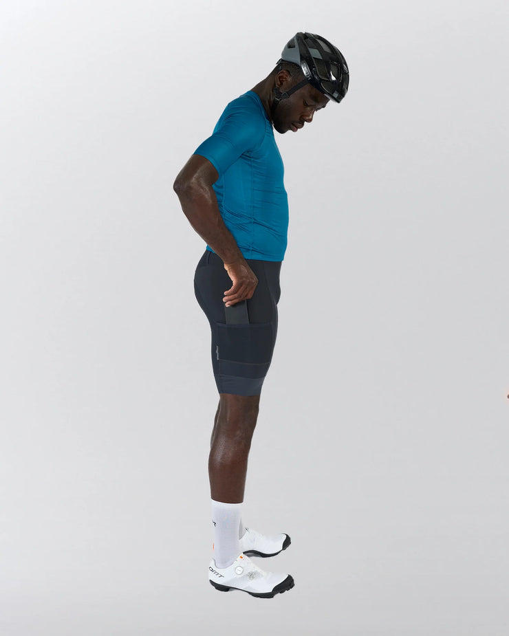 Albion ABR1 Men's Pocket Bib Shorts Graphite