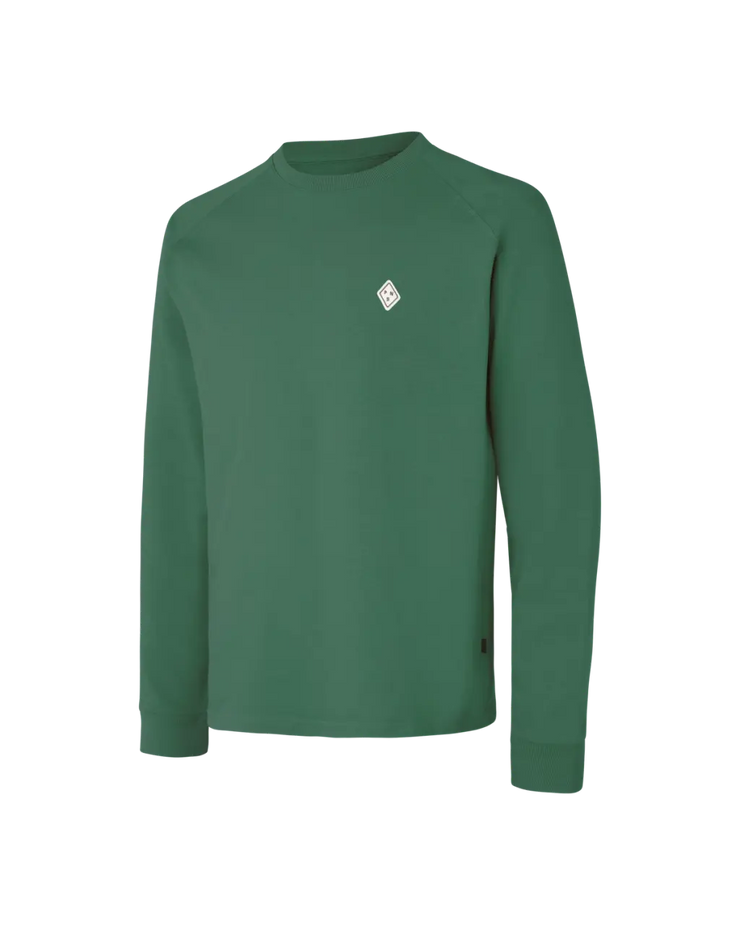 PNS Off-Race Patch Longsleeve T-Shirt Pine Green - Maats Cycling Culture