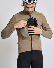 Albion Men's Thermal Wind Jersey Dark Sand