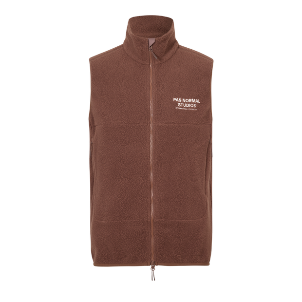 PNS Off-Race Fleece Vest Bronze - Maats Cycling Culture