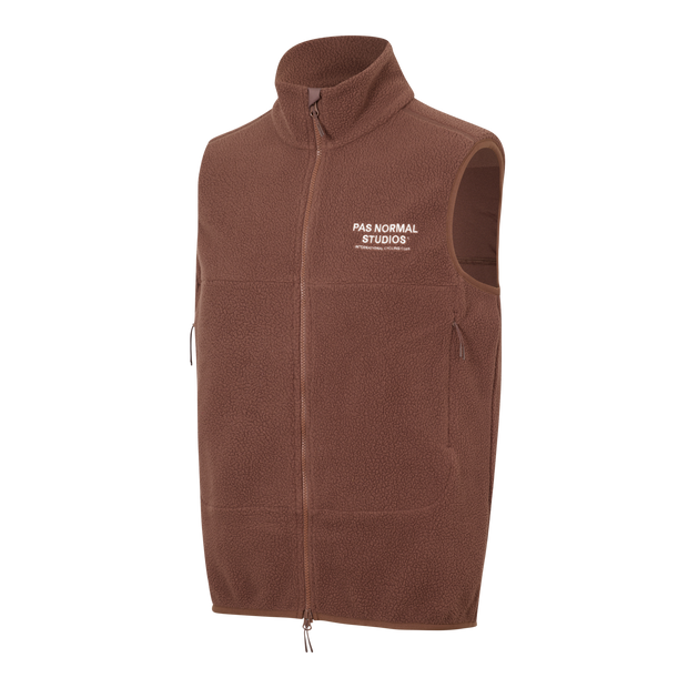 PNS Off-Race Fleece Vest Bronze - Maats Cycling Culture