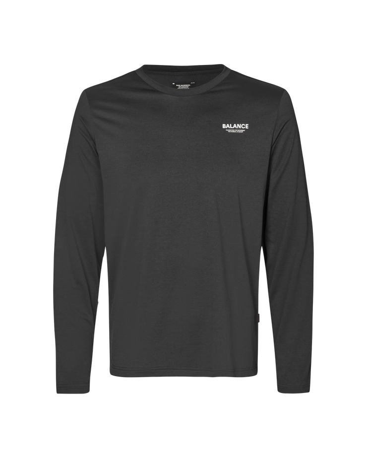 PNS Balance Men's Longsleeve T-shirt Black - Maats Cycling Culture