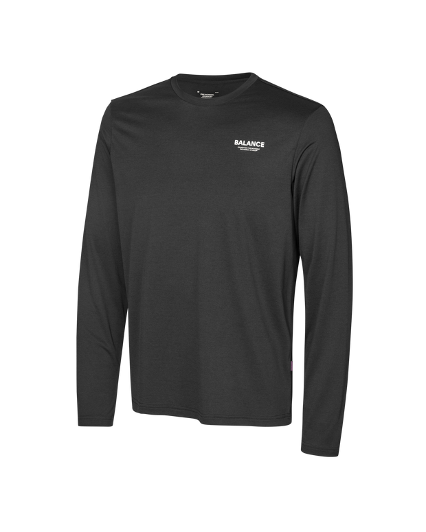 PNS Balance Men's Longsleeve T-shirt Black - Maats Cycling Culture