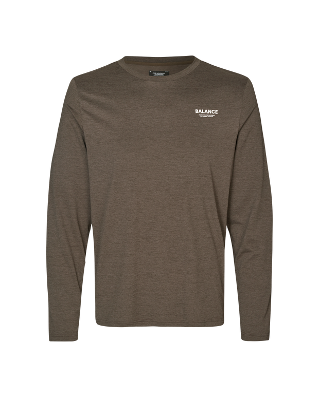 PNS Balance Men's Longsleeve T-shirt Dusty Brown