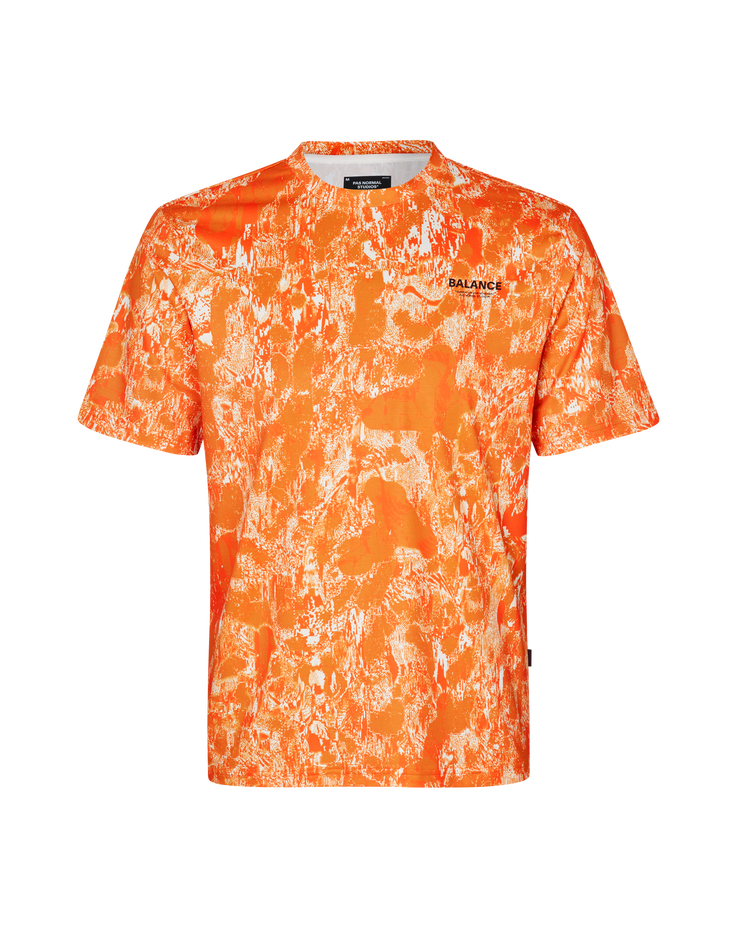 PNS Balance Men's T-shirt Orange AOP - Maats Cycling Culture