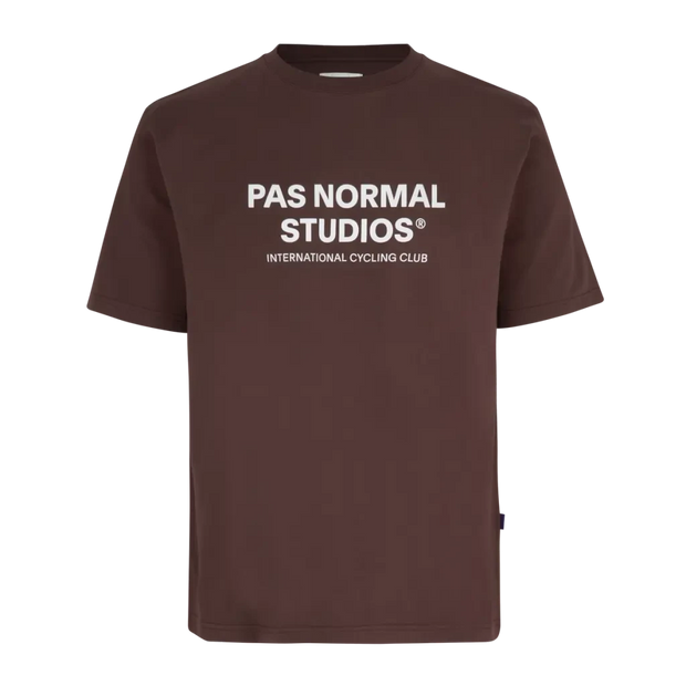 PNS Off-Race Logo T-shirt Deep Brown