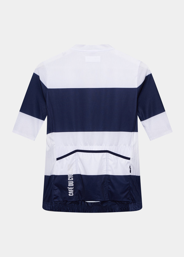 Café du Cycliste Angeline Men's Jersey Navy/White