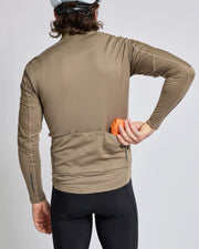 Albion Men's Thermal Wind Jersey Dark Sand