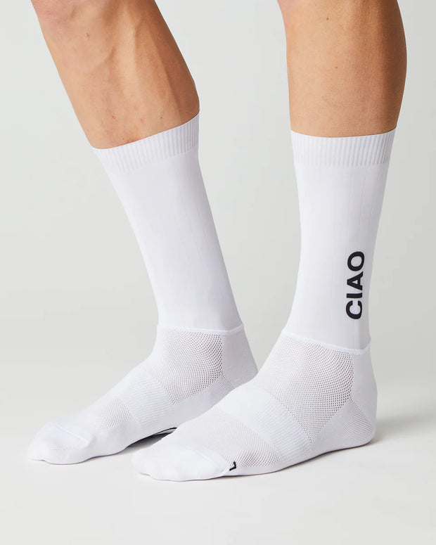 Fingerscrossed Ciao Aero Socks White