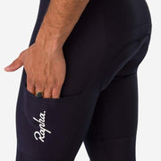 Rapha Core Cargo Men's Padded Winter Tights Dark Navy - Maats Cycling Culture