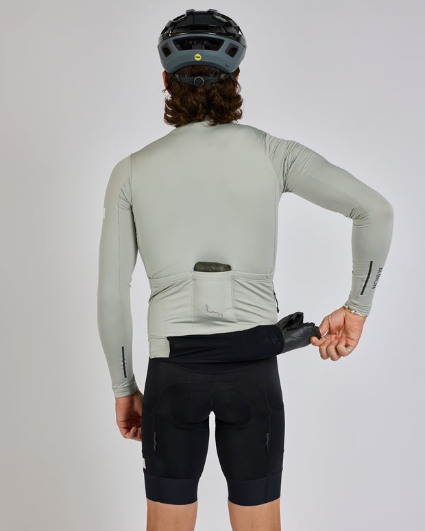 Albion Traverse Men's Long Sleeve Jersey Mist Grey