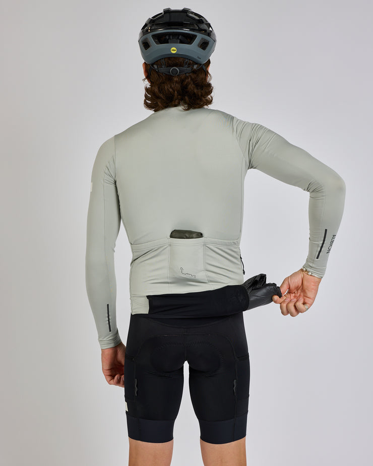 Albion Traverse Men's Long Sleeve Jersey Mist Grey