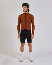 Albion Traverse Men's Long Sleeve Jersey Burnt Ochre