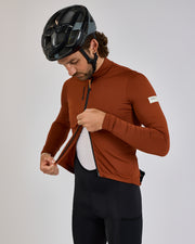 Albion Traverse Men's Long Sleeve Jersey Burnt Ochre