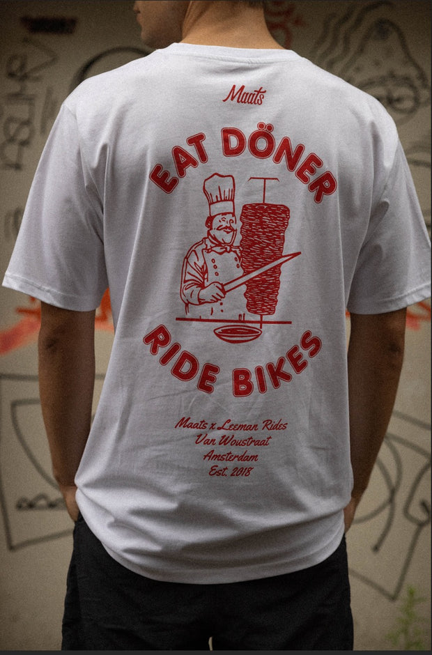 Maats X Leeman: Eat Döner Ride Bikes T-Shirt - Maats Cycling Culture