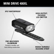 Lezyne Mini Drive 400XL Front Light Black
