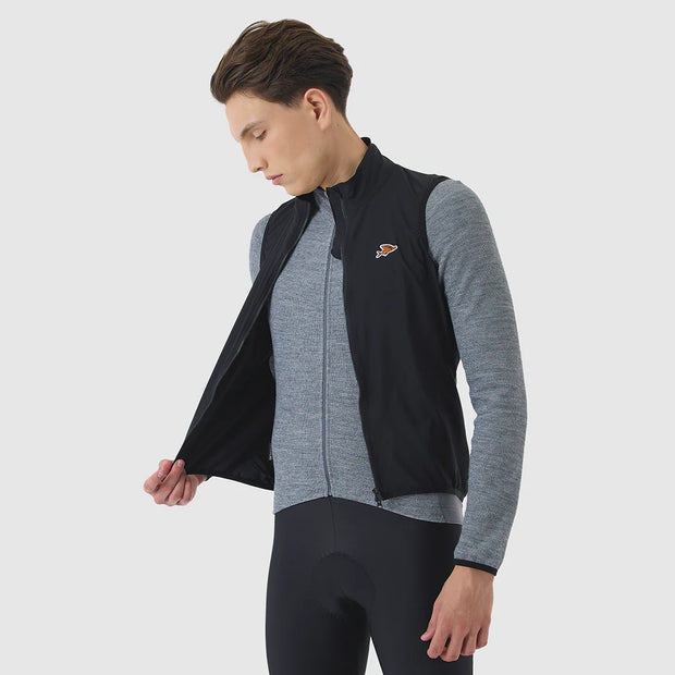 Café du Cycliste Edith Mens Gilet Black