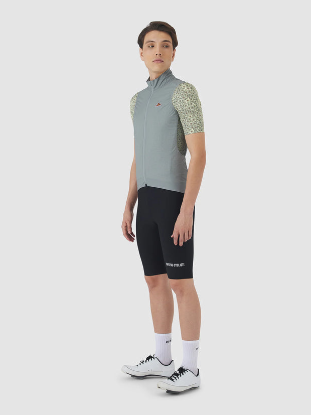 Café du Cycliste Edith Mens Gilet Mountain Fog