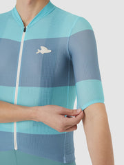 Café du Cycliste Angeline Men's Jersey Riviera Blue/Deep Water
