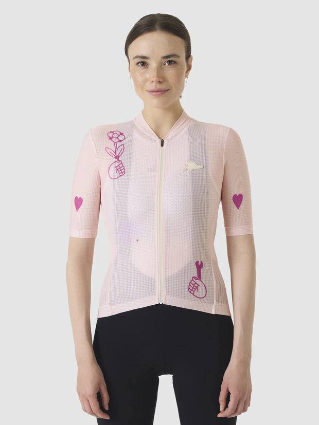 Café du Cycliste Angeline Women's Jersey Card Sharp/Rosa