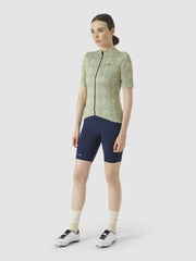 Café du Cycliste Fleurette Women's Jersey Daisy/Naples Yellow