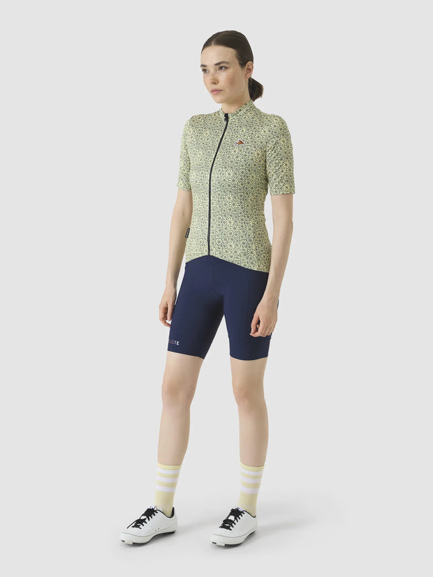 Café du Cycliste Fleurette Women's Jersey Daisy/Naples Yellow