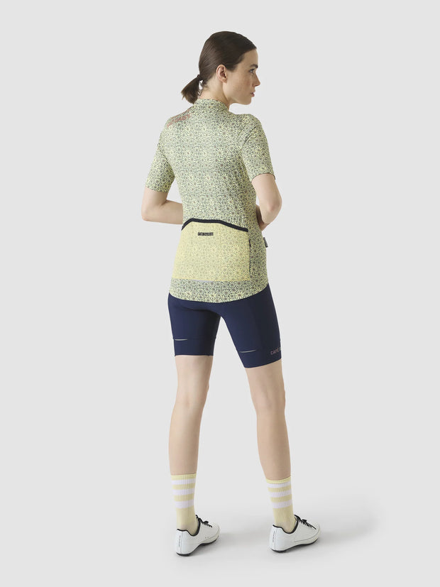 Café du Cycliste Fleurette Women's Jersey Daisy/Naples Yellow