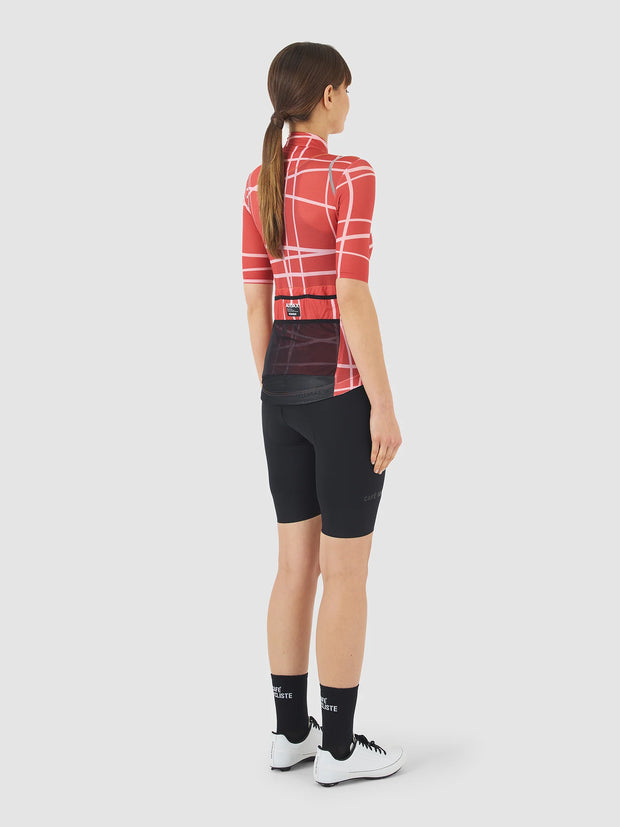 Café du Cycliste Mona Women's Jersey Cinder Red