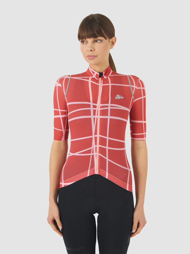 Café du Cycliste Mona Women's Jersey Cinder Red