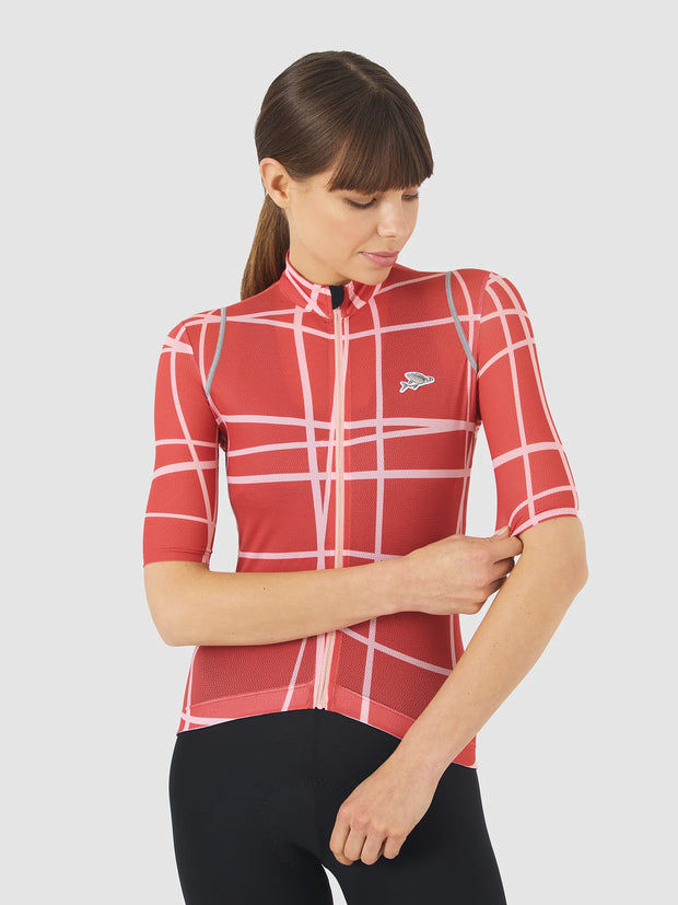 Café du Cycliste Mona Women's Jersey Cinder Red
