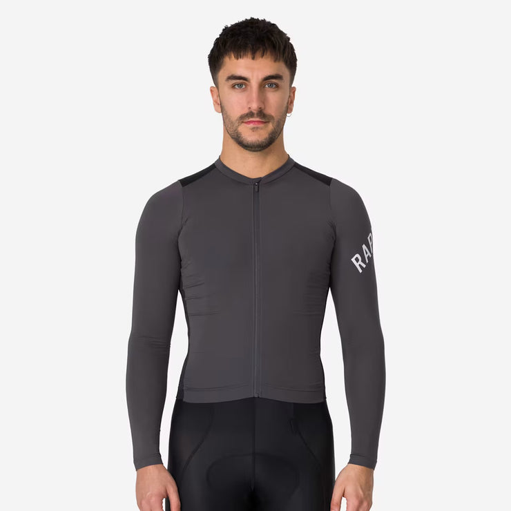 Rapha Pro Team Men's Longsleeve Lightweight Jersey Dark Grey/Black