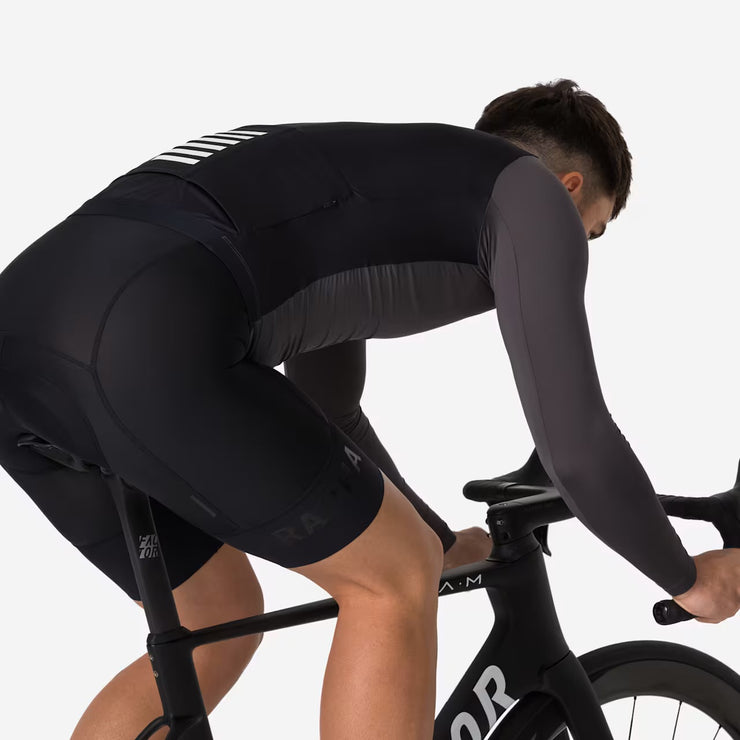 Rapha Pro Team Men's Longsleeve Lightweight Jersey Dark Grey/Black